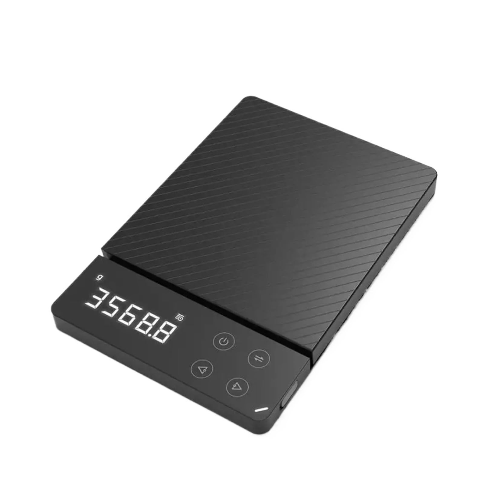 Báscula de cocina, Báscula electrónica de cocina alta precisión, recargable, resistente al agua, pesaje preciso, báscula mesa acero inoxidable,para hornear, café, joyería(3Kg)