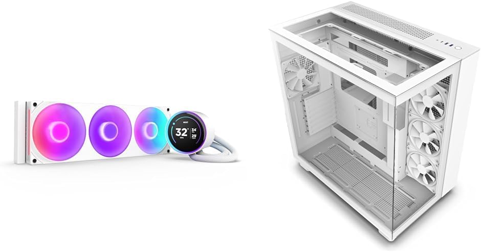 【セット買い】NZXT Kraken Elite 360 RGB v2 White 簡易水冷CPUクーラー RL-KR36E-W2
