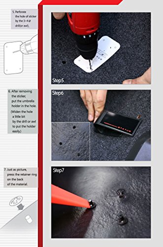 Status Car Automotive Multi Purpose Universal Trunk Lid Umbrella Golf Club Stick Holder Hanger For Suv Auto Car Vehicle Black #TOP7