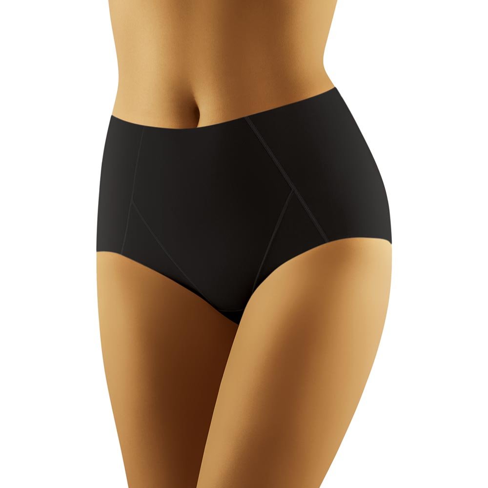 Wolbar Body Shaping Womens Briefs WB37, Black,M