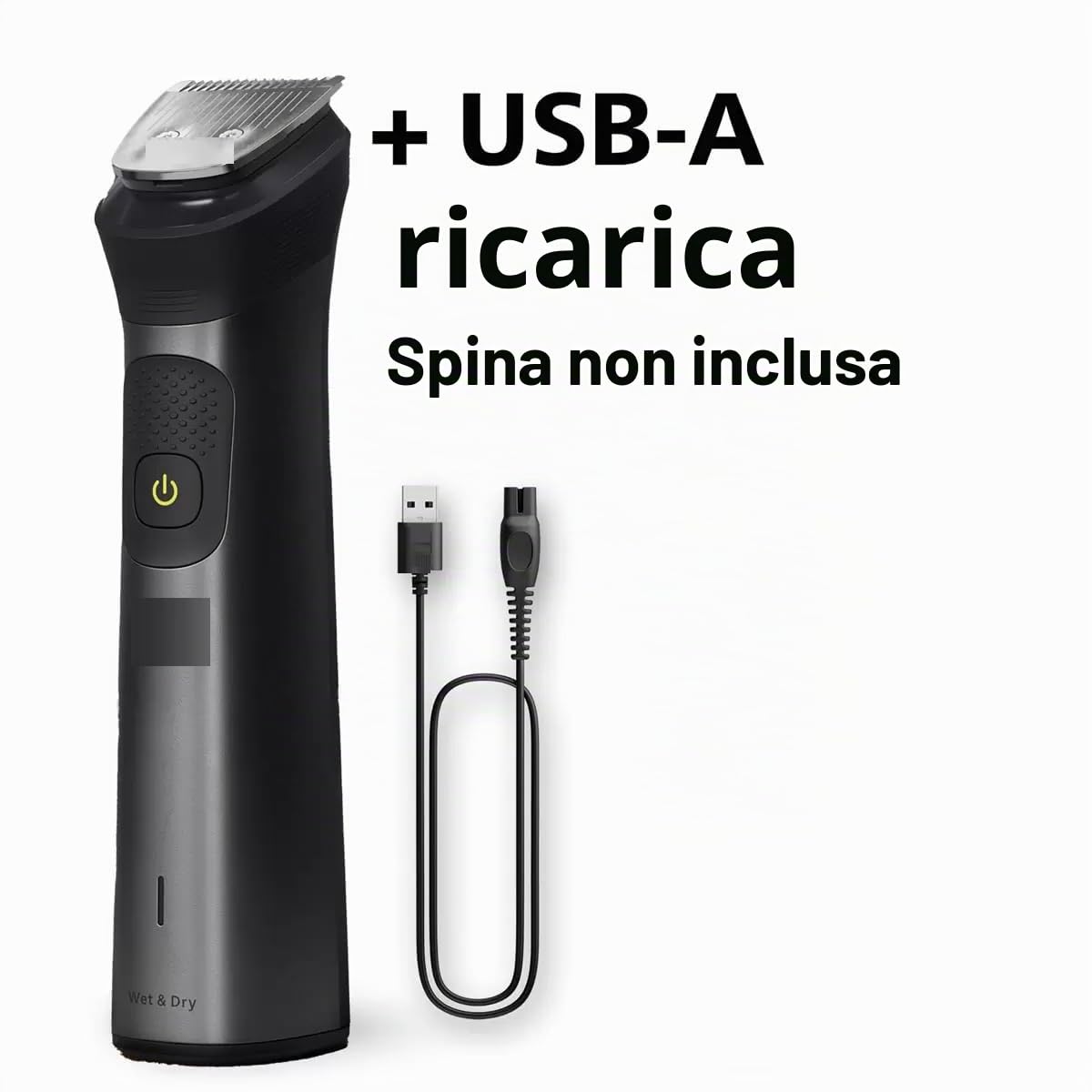 Phillips Series 7000, 15 in 1 Multi Grooming Trimmer per barba, testa e corpo MG7940/15