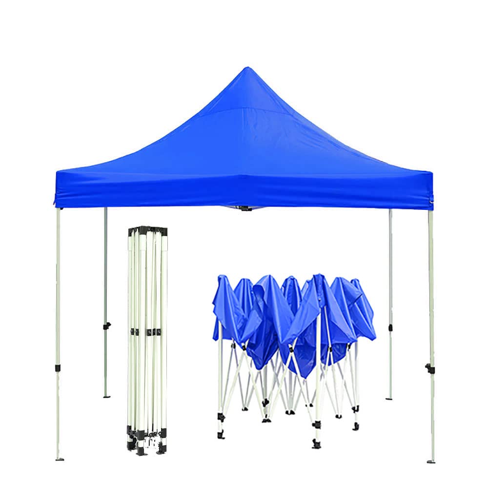 10x10 ft Waterproof Outdoor Gazebo Canopy Tent, Popup Foldable Canopy Tent, Picnic Tent, Medical Tent (Blue, 21 Kg)-image-48