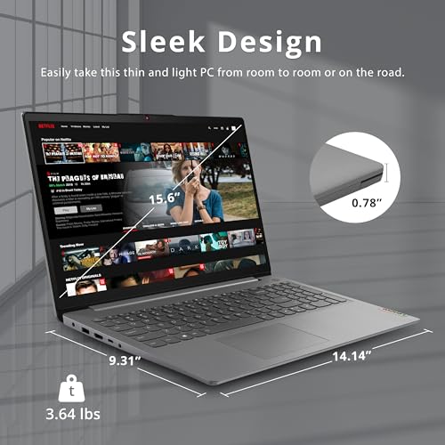 Image of Lenovo IdeaPad 3 15.6 inch FHD Touchscreen Laptop, Intel Core i3-1115G4, 8GB DDR4, 1.5TB Storage(512GB SSD+1TB Docking Station Set), Intel UHD Graphics, Windows 11 Pro, WiFi 6, HD 720p Webcam, Grey