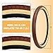 2-Pack Cruiser Bike Tires Set: Hycline 26x2.125 Inch (57-559 mm) Folding Replacement Bicycle Tires and Pair 26-inch Inner Tubes with Tire Levers for Beach or Urban City Commuter Bike-Brown