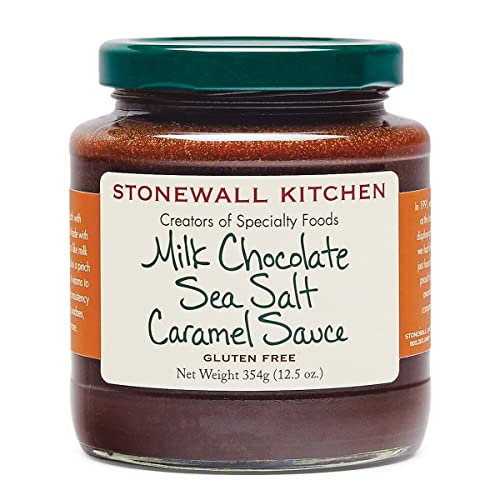 Stonewall Kitchen Milk Chocolate Sea Salt Caramel Sauce, 12.5 oz