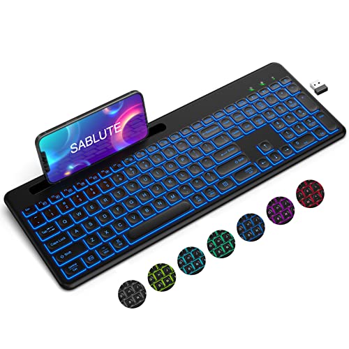 Top 10 Wireless Keyboard Light Up of 2022 Katynel