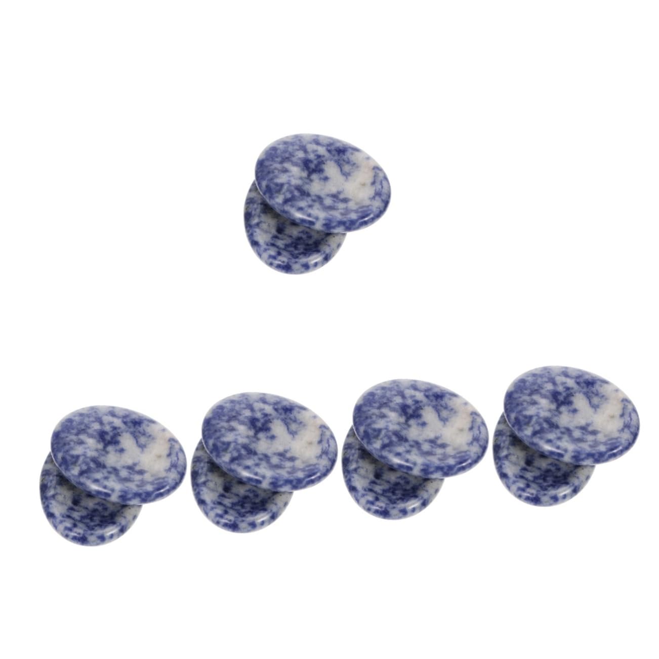Healeved Lot De 5 Outils De Massage Portatifs Pour Les Doigts Et Le Pouce Pierre Gua Sha En Matériau Naturel Pour Soulager La Pression 2 Pièces X 5