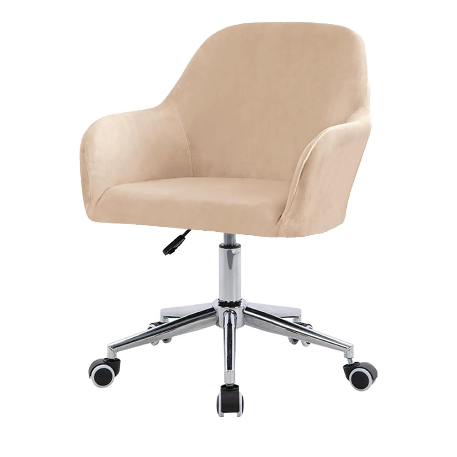 Zhuiyuan B Velvet Office Chair Slipcover With Arms,Cover Chair For Vanity,Modern Office Computer Chair Protector,Stretch Wingback Dining Chair Cover Protector For Home Kitchen Living Room
