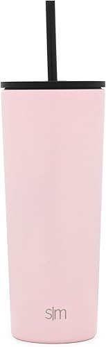 Miniatura 2 de Simple Modern - Vaso con aislamiento, tapa y pajilla, para café helado, botella de agua reutilizable de acero inoxidable, regalo unisex, colección