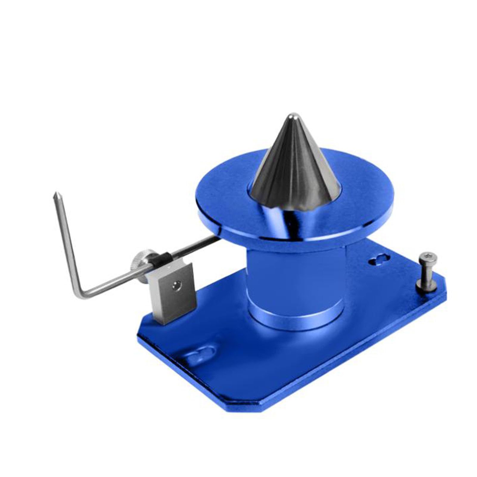 Marhynchus Bilanciatore della Lama del Tosaerba, Bilanciatore della Lama Montato a Parete in Acciaio Legato 339075B, Design Magnetico, Allineamento del Foro Centrale, Supporto Regolabile per Utenti