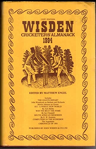 Cover of Wisden Cricketers' Almanack 1994