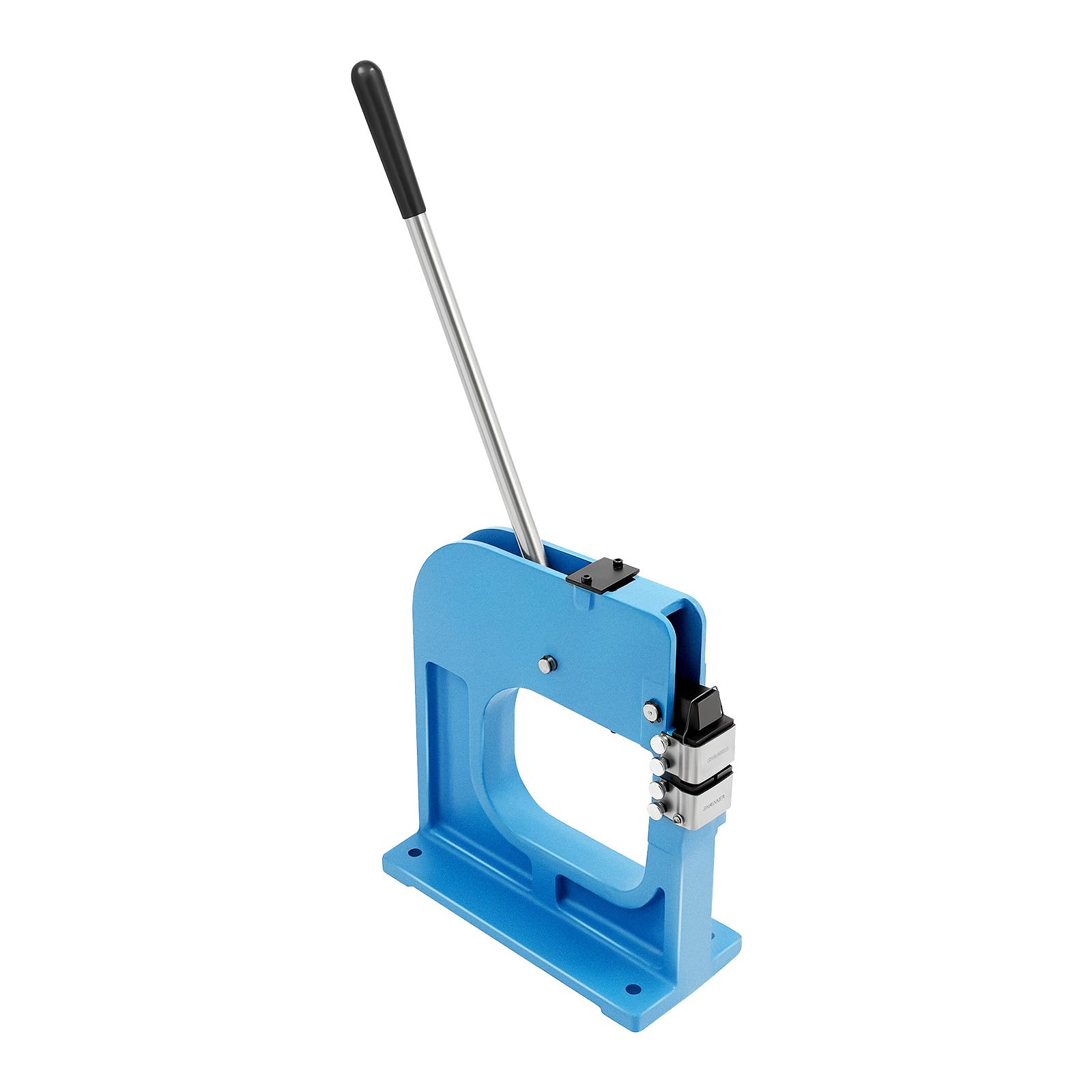 Strumento di restringimento e allungamento in metallo, 20,8 cm, con 2 set di ganasce e maniglia, macchina manuale per la manutenzione dei veicoli e lavori di lavorazione dei metalli, blu