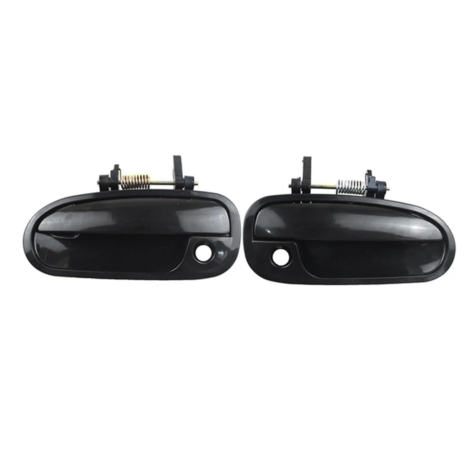 Sauanmnktp 2Pcs Front Door Exterior Door Handle For Car For Civic Ek3 1996 1997 1998 1999 2000 (Front Rear Handle) 2Pcs Car Outside Exterior Door Handle(2Pcs Front Door)