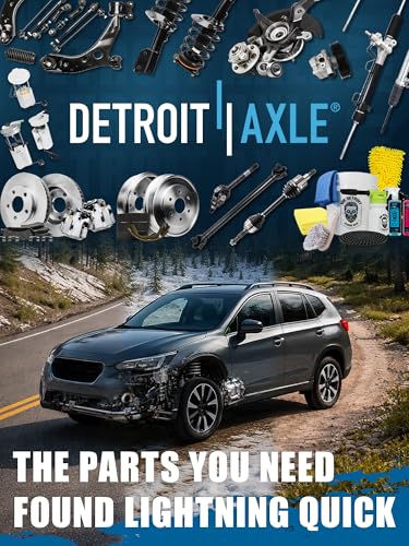 Image of Detroit Axle - AWD 8pc Front End Suspension Kit for 2008-2014 Cadillac CTS, 4 Upper Lower Control Arms with Ball Joints 2 Outer Tie Rods 2 Sway Bars 2009 2010 2011 2012 2013 Replacement