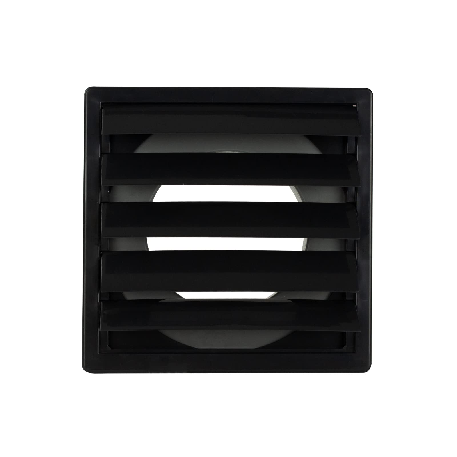 MKK Slats Ventilation Grille Movable, Anthracite/Graphite, Ø 120 mm
