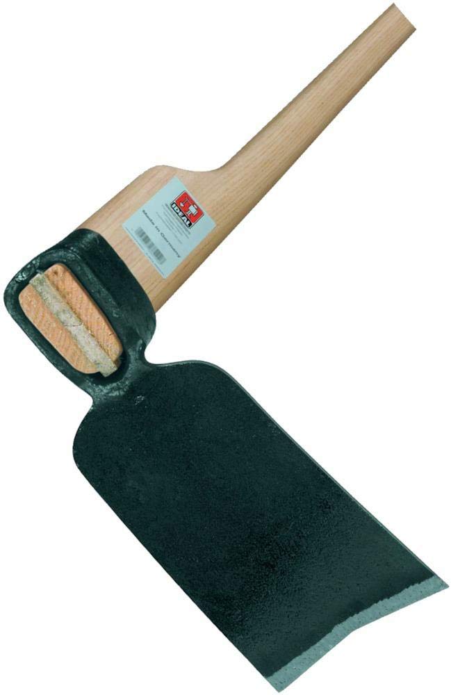Idealspaten 815648 - Rheinische azada, el peso G: 700, tamaño de la hoja mm: 185 X 110 Cm Tamaño mango 1.135 ceniza