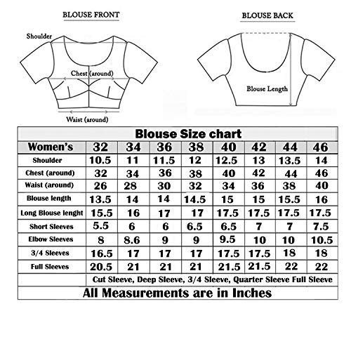 Image of Biyu Being With You Women's Art Silk Saree Blouse
