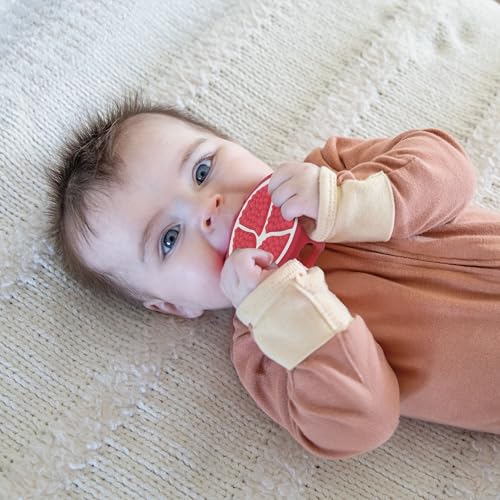 Image of Pomegranate and Lemon Silicone Teethers Baby Teething Toys, Newborn Essentials Must Haves, Easy-to-Hold Design Teething Ball Baby Essentials, BPA-Free