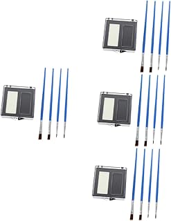 EXCEART 4 Conjuntos De Pigmento De Maquiagem De Palhaço Preto E Branco Pintura Facial Terno De Palhaço Bolsa De Maquiagem Facial Pintura Especial Kit De Pintura De De Halloween