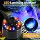Pilipane Ultraschall-Nebelerzeuger,LED-Nebelerzeuger, 24-V-Farbwechsel-Luftbefeuchter, Wasserteich-Zerstäuber, Luftbefeuchter, E12-LED, Aquariumvase, Vogelbad-Deko