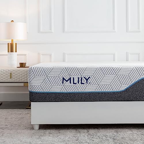 Review MLILY 13 inch Twin Mattress in a Box, Medium Firm Gel Memory Foam with PCM Coating Mattress f...