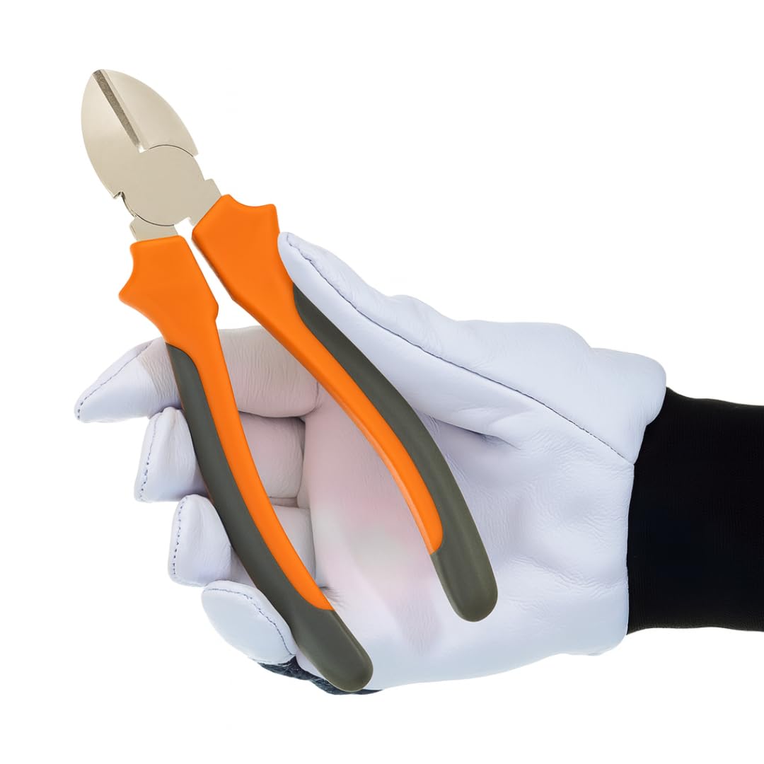 PARENCE.- Troncese laterali da 8'' (205 mm) - CrV cromo Acciaio Vanadio - Impugnature in gomma antiscivolo - Utensili domestici, elettricisti e riparazioni