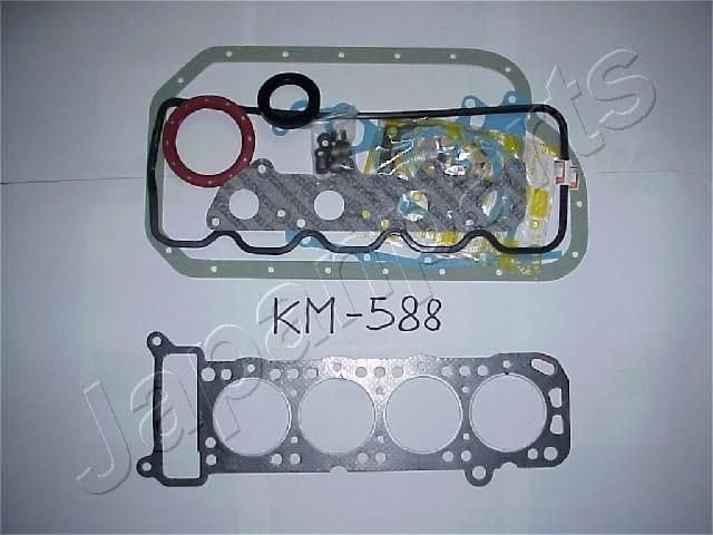 Japanparts KM-588 Juego completo de juntas, motor