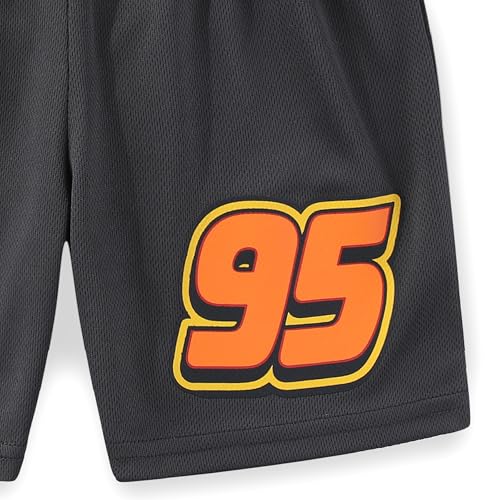 Image of Disney Cars Lightning McQueen Boys Short Sleeve T-Shirt, Tank Top and Shorts 3 Piece Set for Big Kids