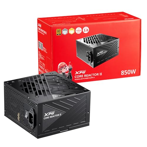 PSU ADATA XPG �R�A ���A�N�^�[ ll 850W ATX3.0 80 �S�[���h