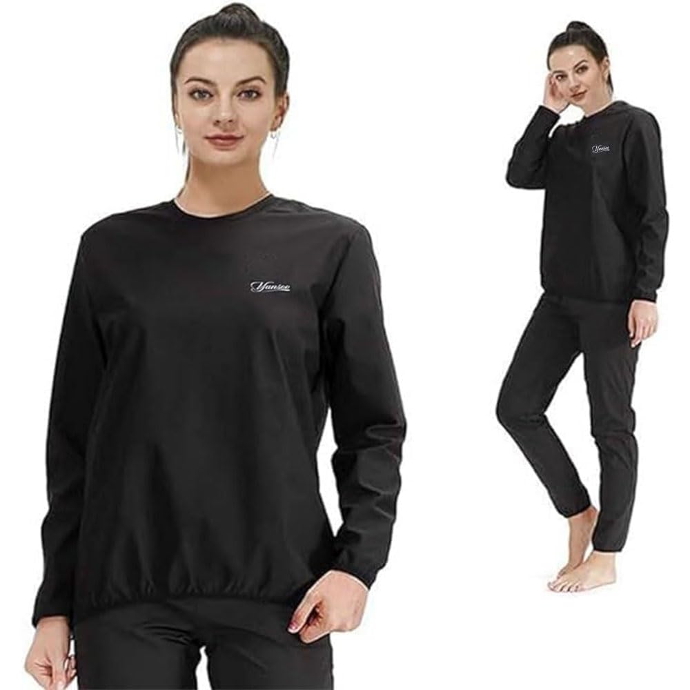 GenericSauna Suit for Women Weight Loss Sweat Suit Slim Fitness Clothes