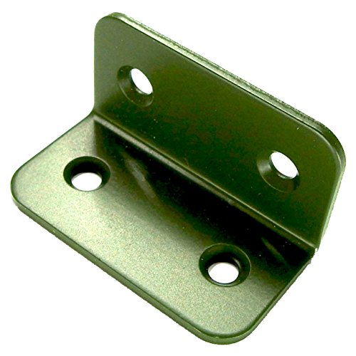 MYST(マイスト) カラー取付金具 グリーン色 幅40×長さ22×22×厚み2mm (6114) DIY用