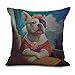 Cane Cuscino Lino Federa Decorativo Divano Cuscino Letto Copertura del Cuscino Complementi Arredo Casa Auto Fodere Per Cuscini Coperture per Cuscini V4 45x45 cm