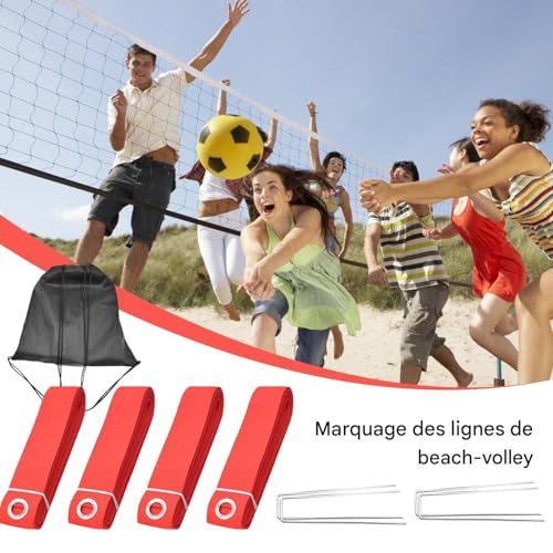 Lignes de volleyball pour sable et terrains extérieurs - 2