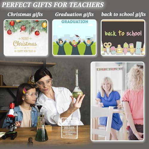 Image of Teacher Gifts for Women Men Crystal Keepsake, Laser Engraved Teachers Appreciation Gifts Ideas, Best Teacher Ever Gift for Graduation Christmas