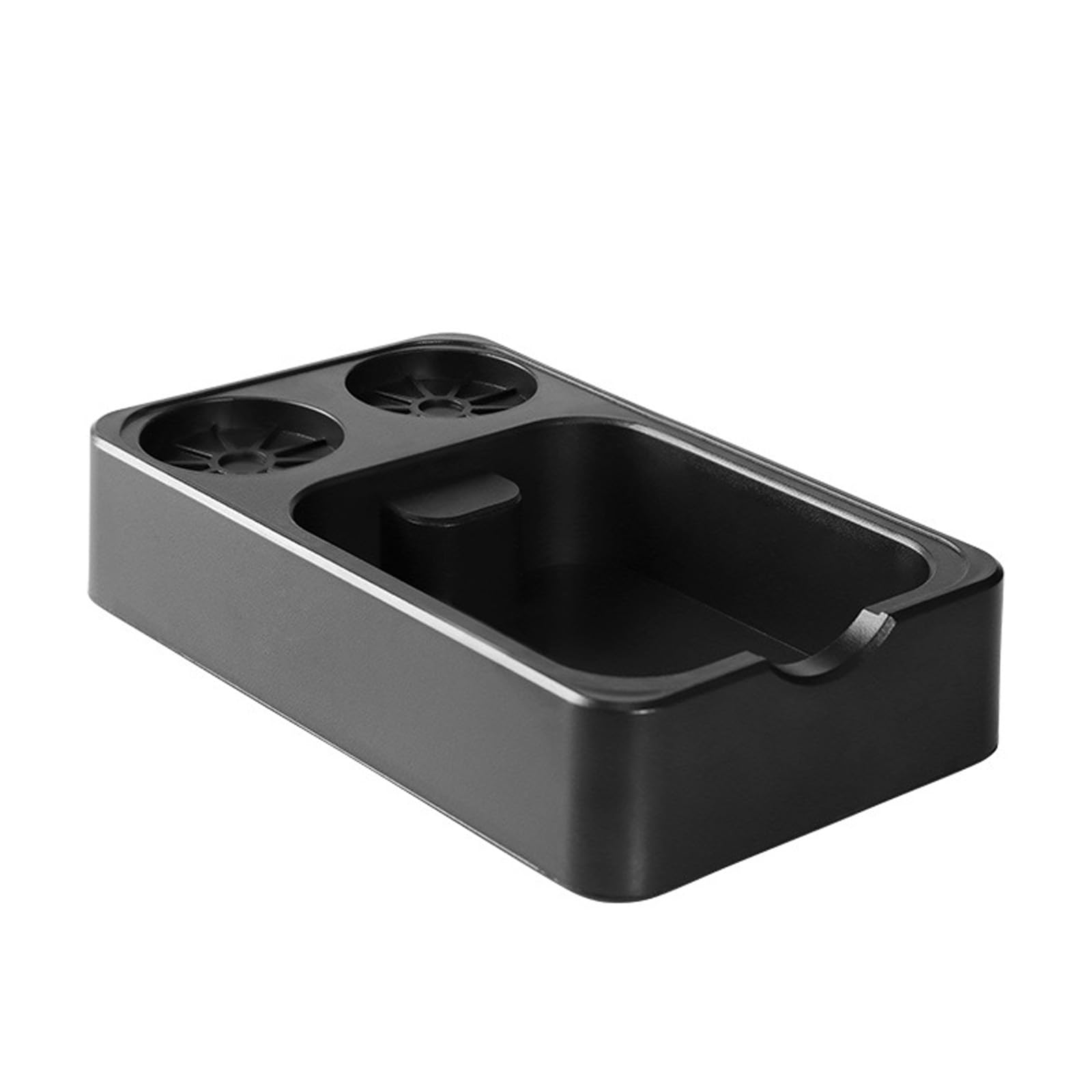 Tsophreniq Multifuntional Practical Tamping Station ABS Tamper Station with Coffee Residues Tub Suitable for Coffee Tool Storage Organizers