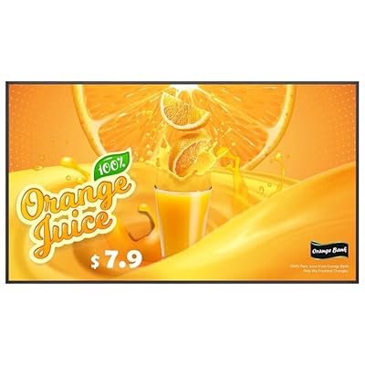 LG 55UH5Q-E 55" UHD 4K Commercial Monitor Slim Bezels, webOS 8 Smart Platform, 500-Nit Bright, HDR, 24/7 Duty Cycle, HDMI/DisplayPort, Digital Signage