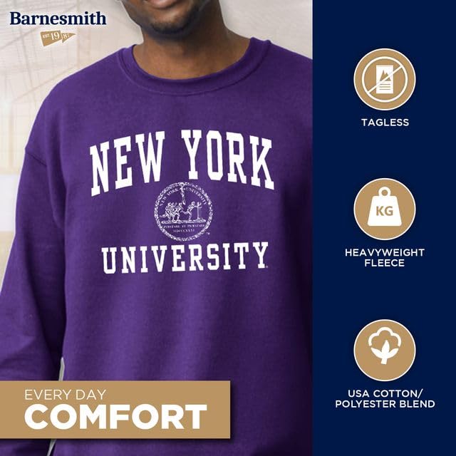 Image of Ivysport Crewneck Sweatshirt for College, Heritage Logo, Color, Adult Unisex