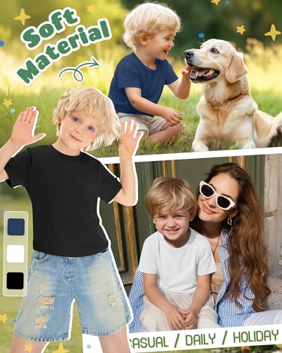 Image of Oakgarden 3 Pack Toddler Boys Crewneck T Shirts