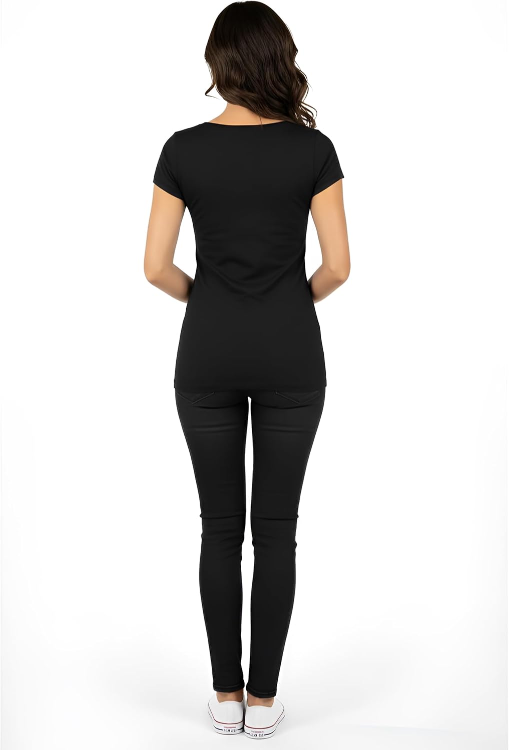 Emmalise Women T-Shits Scoop Neck Short Sleeves Tops Value Six Pack - Image 5