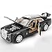 Modello di Auto Rolls Royce in Scala 1:24 Classica, Giocattoli per Bambini, Suono Leggero e Leggero per Auto (7,87 Pollici * 2,76 Pollici * 2,36 Pollici),Nero