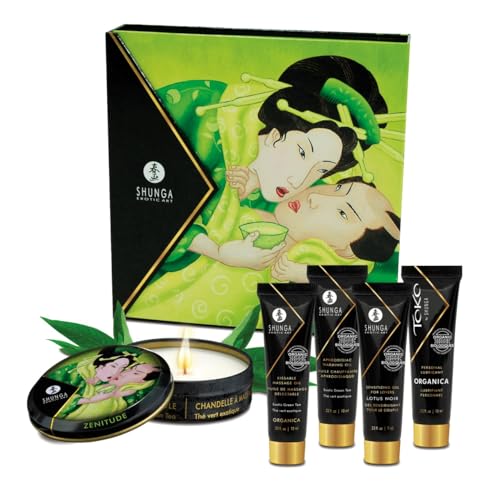 Shunga Geishas Secret Collection Green Tea Aceite de Masaje - 1 Pack