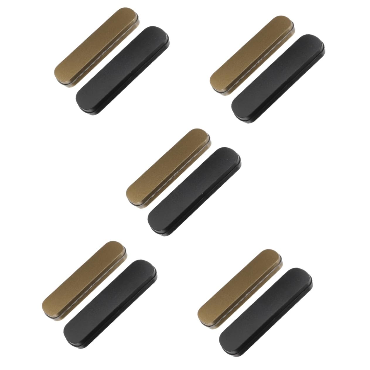 10piezas Estuche Metálico para Lápices Contenedor De Almacenamiento para Escuela y Cosméticos Caja De Metal Sólido para Papelería y Organización