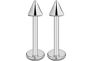 Surgical Steel Spike Top Cartilage & Labret Stud