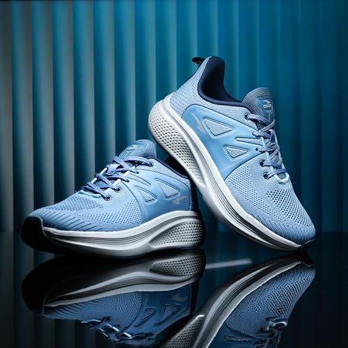 Image of ASIAN Raftaar-23 Men's Running Shoes | Breathable Knit Upper, Cushioning Comfort & Durable TPR Grip Sole | Lightweight Sports Shoes for Walking, Gym & Daily Use