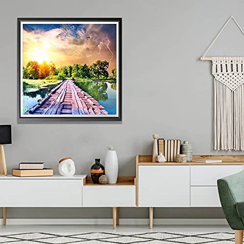 Sugamm 5D DIY Diamond Painting Caiyun volledige Diamant Schilderij brug Kit strassteentjes, borduurwerk foto's Cross… - Image 5