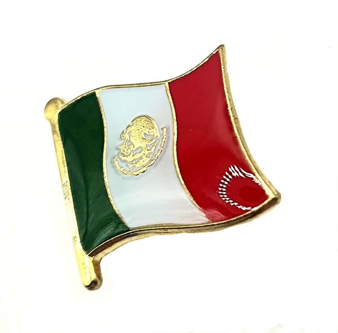 Spilla Con Bandiera Smaltata Vintage STATO DEL NUOVO MESSICO - Italia