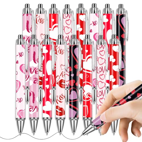Bolígrafos compactos decorativos mixtos 24 pcs