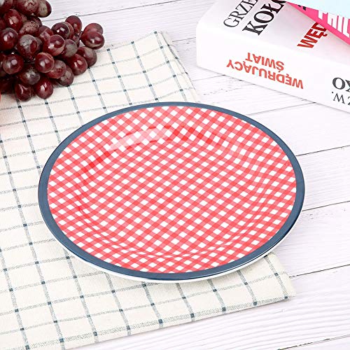 Prato, estilo bonito prato de jantar multifuncional resistente à corrosão a5 mf resina para hotel pa