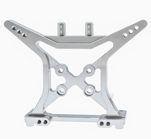 Miniatura 3 de Torre de choque trasero delantero de aleación 4pcs para rc Hobby modelo coche 1-10 ECX 2WD serie actualizada hop-up piezas (plata)