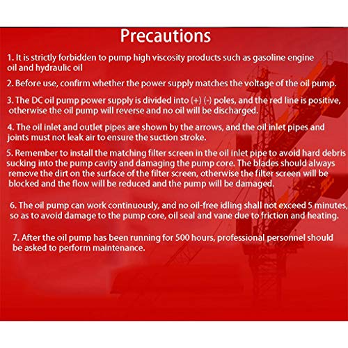 Pompa Travaso Gasolio 12V Volt DC / 24V Volt DC